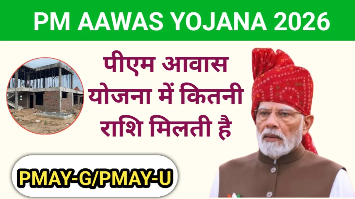 pm awas yojana me kitni rashi milti hai